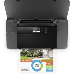 HP Officejet 200 Mobile Printer - Compact, High-Quality Inkjet Printer for On-the-Go Printing
